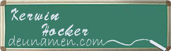 Kerwin Hocker Visitenkarte